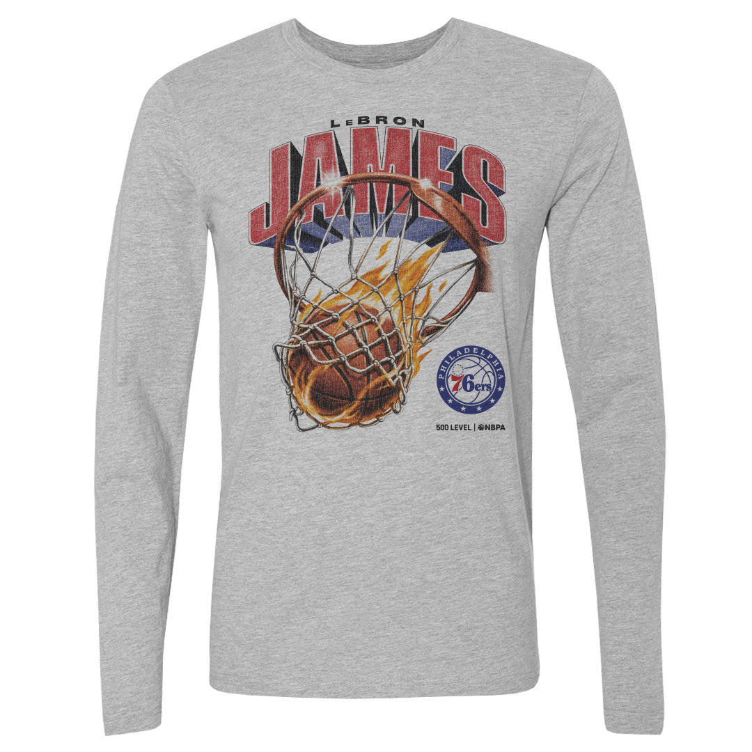 LeBron James Men's Long Sleeve T-Shirt | 500 LEVEL