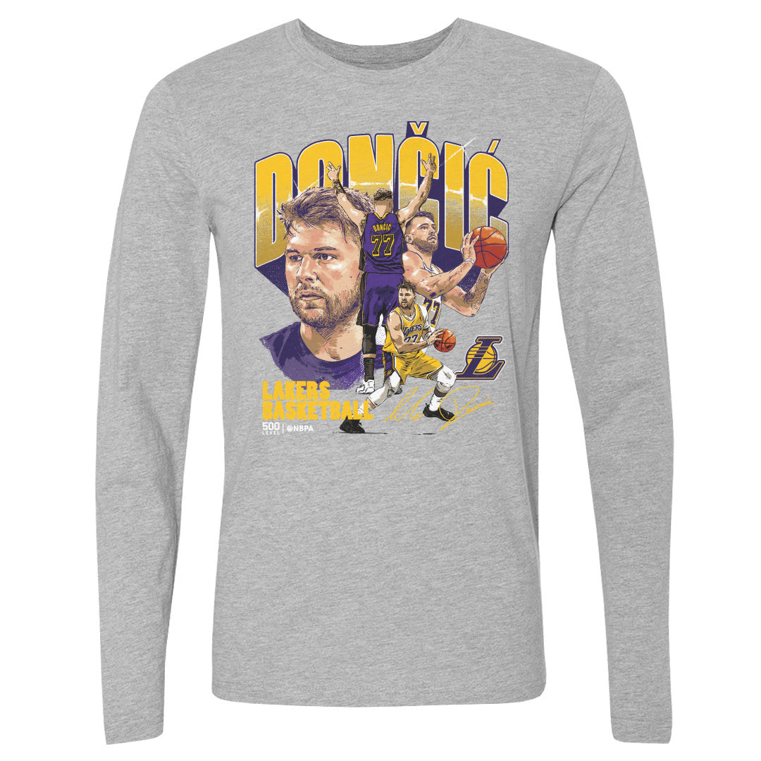 Luka Doncic Men's Long Sleeve T-Shirt | 500 LEVEL