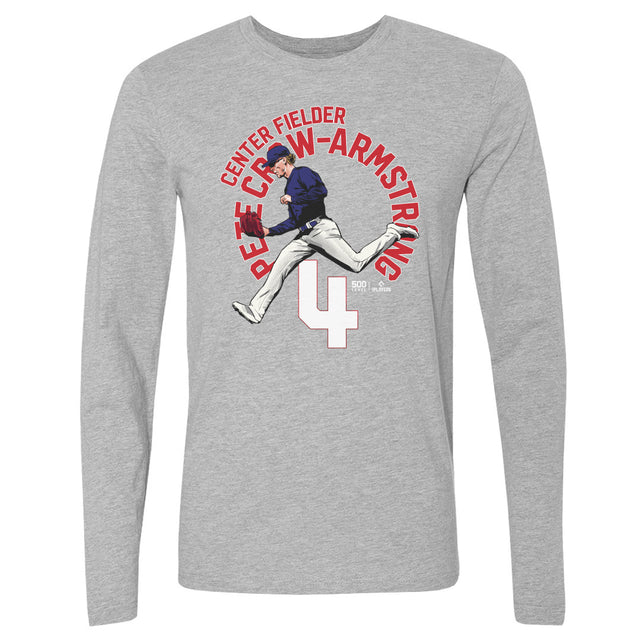 Pete Crow-Armstrong Men's Long Sleeve T-Shirt | 500 LEVEL