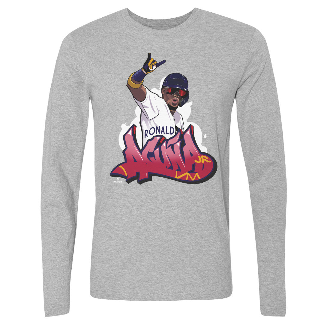 Ronald Acuna Jr. Men's Long Sleeve T-Shirt | 500 LEVEL