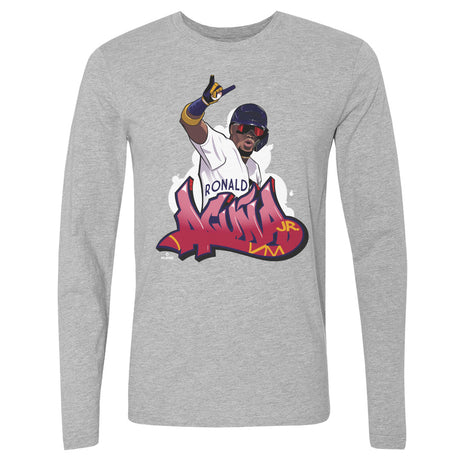 Ronald Acuna Jr. Men's Long Sleeve T-Shirt | 500 LEVEL