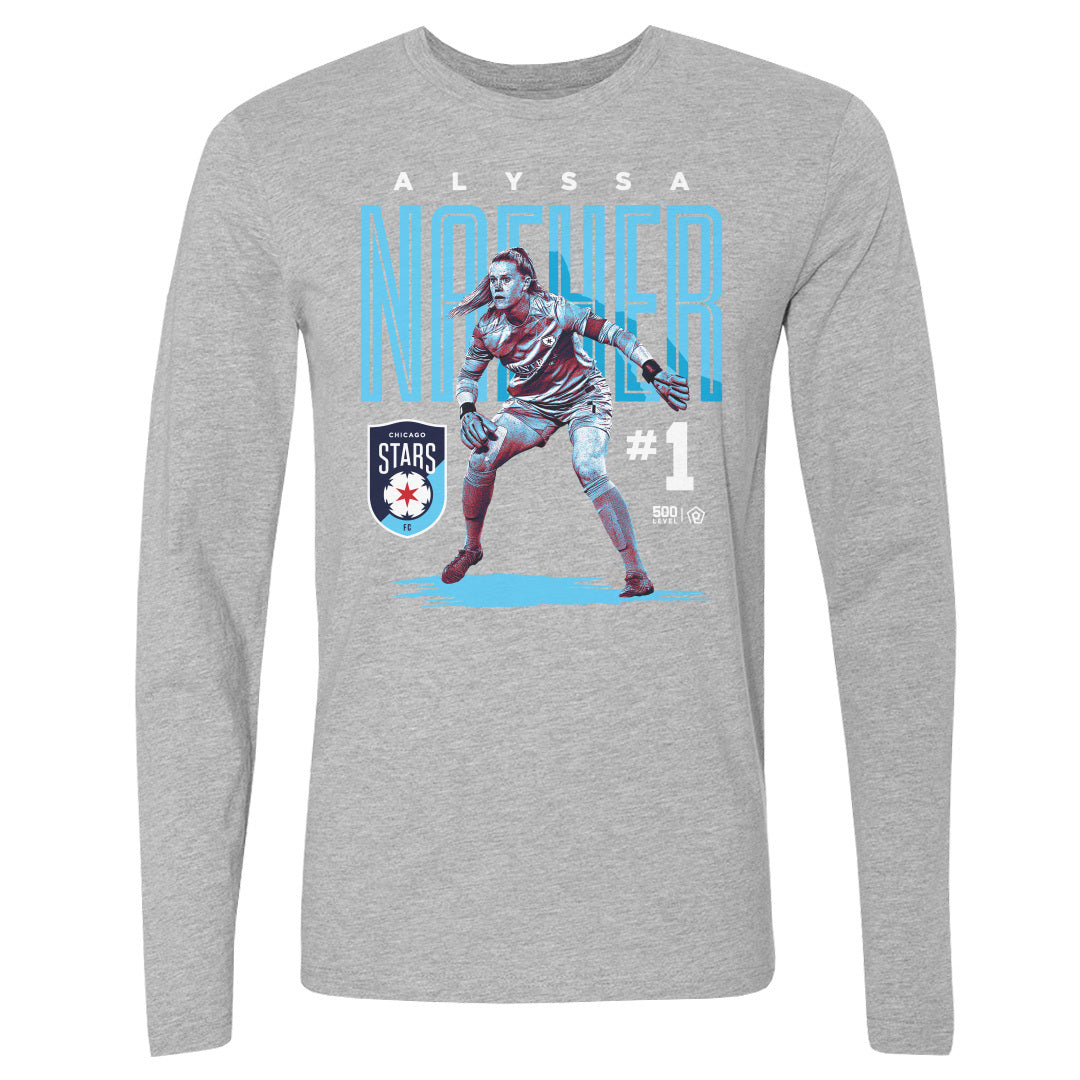 Alyssa Naeher Men's Long Sleeve T-Shirt | 500 LEVEL
