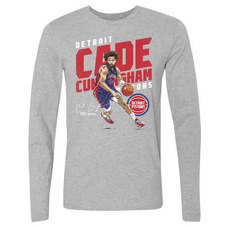 Cade Cunningham Men's Long Sleeve T-Shirt | 500 LEVEL