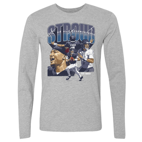 C.J. Stroud Men's Long Sleeve T-Shirt | 500 LEVEL