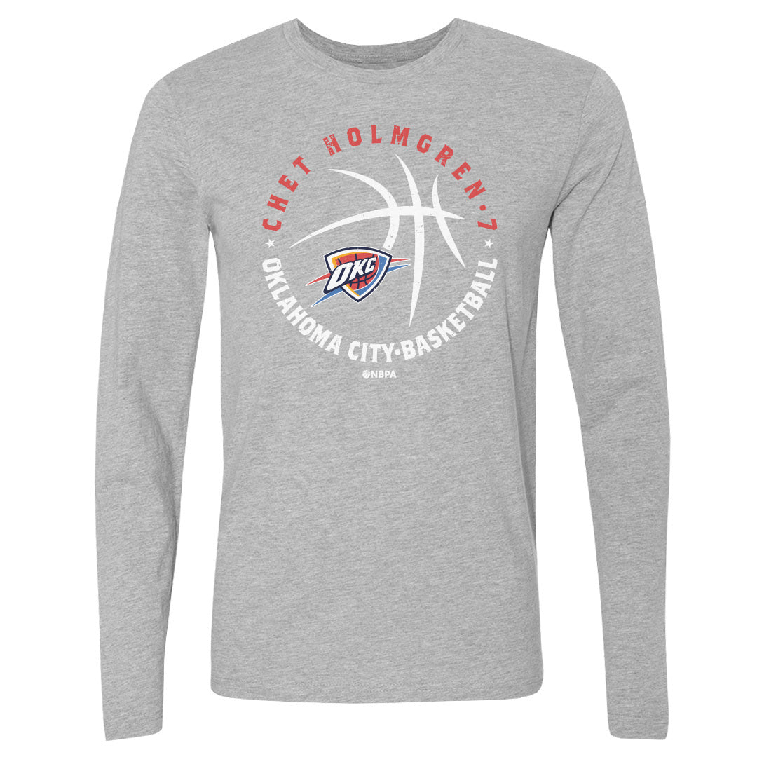 Chet Holmgren Men's Long Sleeve T-Shirt | 500 LEVEL