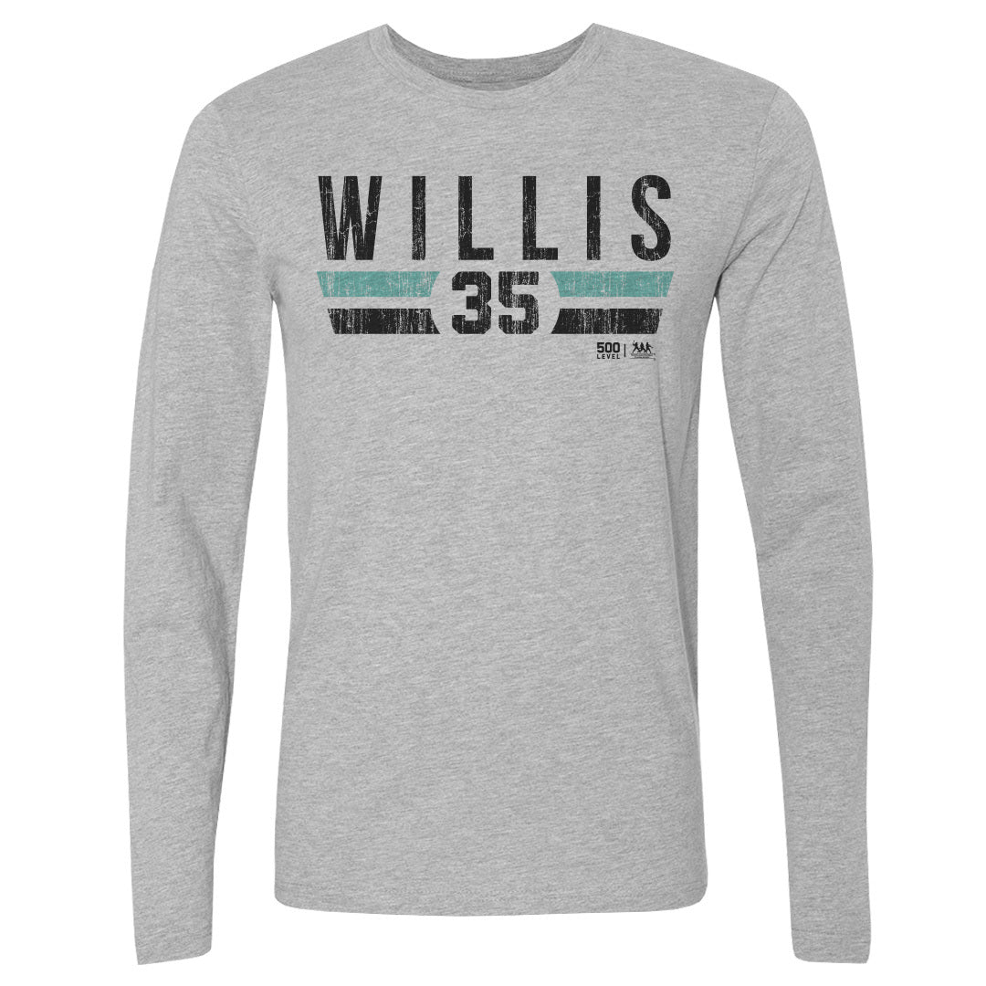 Dontrelle Willis Men's Long Sleeve T-Shirt | 500 LEVEL