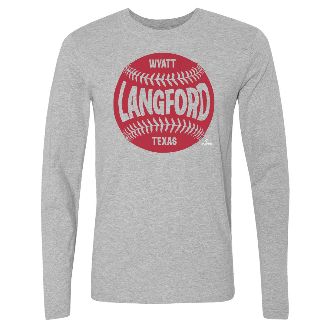 Wyatt Langford Men&#39;s Long Sleeve T-Shirt | 500 LEVEL