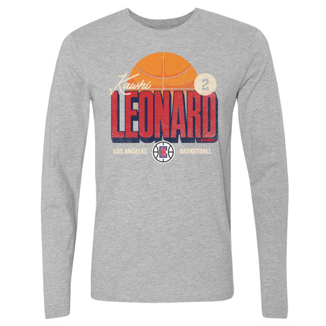 Kawhi Leonard Men's Long Sleeve T-Shirt | 500 LEVEL