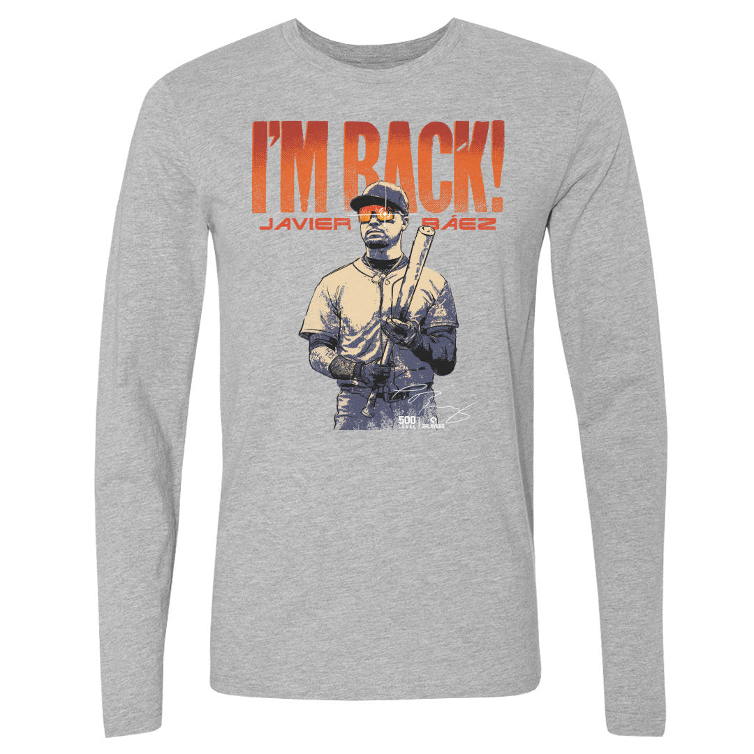 Javier Baez Men's Long Sleeve T-Shirt | 500 LEVEL