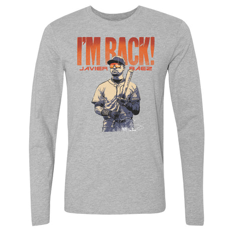Javier Baez Men's Long Sleeve T-Shirt | 500 LEVEL