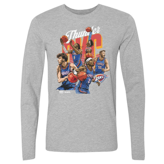Oklahoma City Thunder Men's Long Sleeve T-Shirt | 500 LEVEL