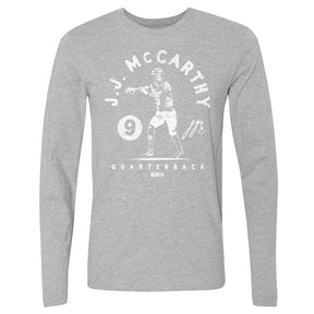 J.J. McCarthy Men's Long Sleeve T-Shirt | 500 LEVEL