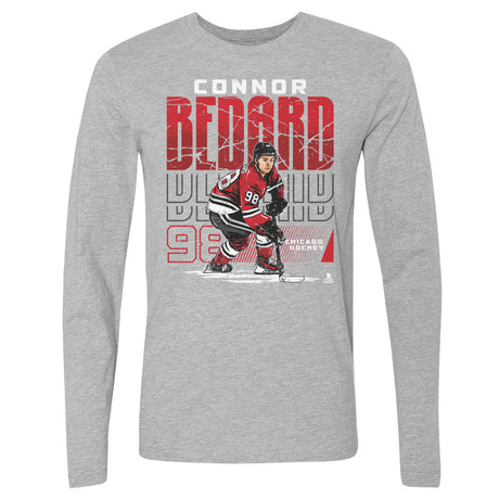 Connor Bedard Men's Long Sleeve T-Shirt | 500 LEVEL