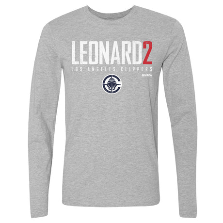 Kawhi Leonard Men's Long Sleeve T-Shirt | 500 LEVEL