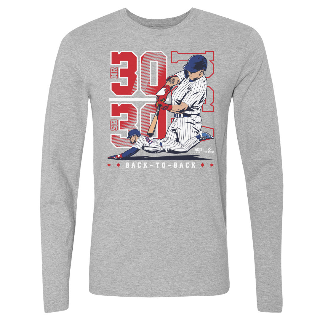 Pete Crow-Armstrong Men's Long Sleeve T-Shirt | 500 LEVEL