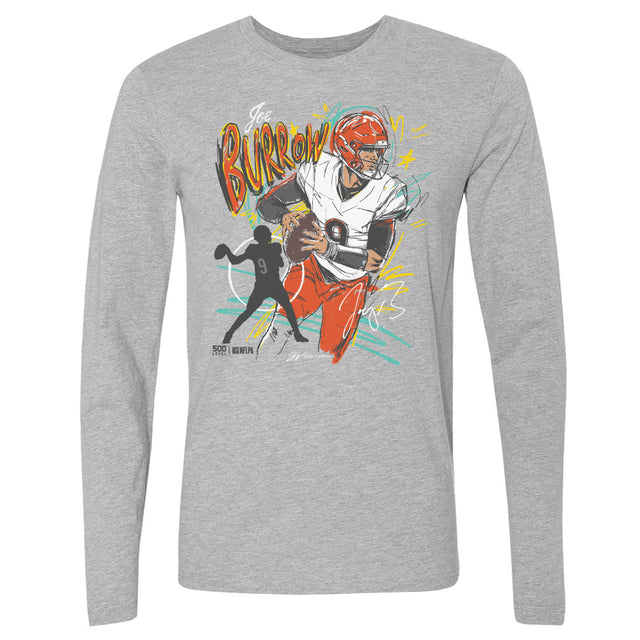 Joe Burrow Men's Long Sleeve T-Shirt | 500 LEVEL