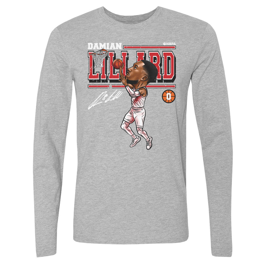 Damian Lillard Men's Long Sleeve T-Shirt | 500 LEVEL
