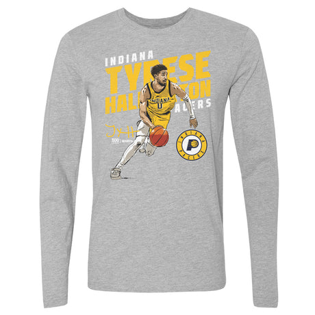 Tyrese Haliburton Men's Long Sleeve T-Shirt | 500 LEVEL
