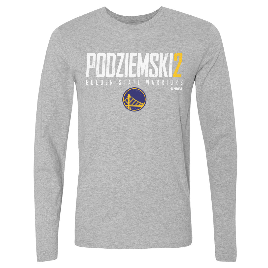 Brandin Podziemski Men's Long Sleeve T-Shirt | 500 LEVEL