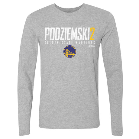 Brandin Podziemski Men's Long Sleeve T-Shirt | 500 LEVEL