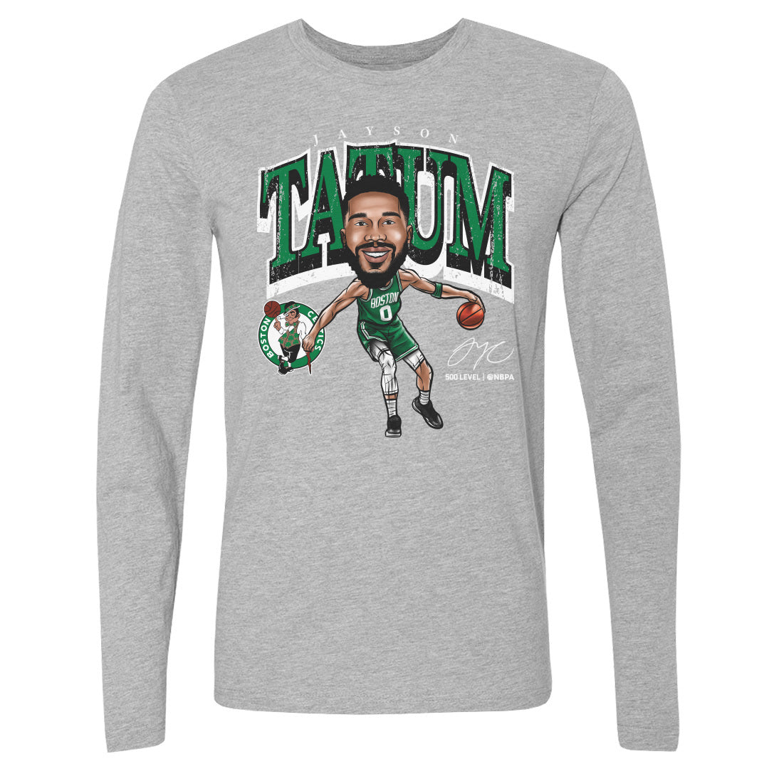 Jayson Tatum Men's Long Sleeve T-Shirt | 500 LEVEL