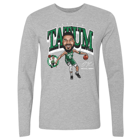 Jayson Tatum Men's Long Sleeve T-Shirt | 500 LEVEL