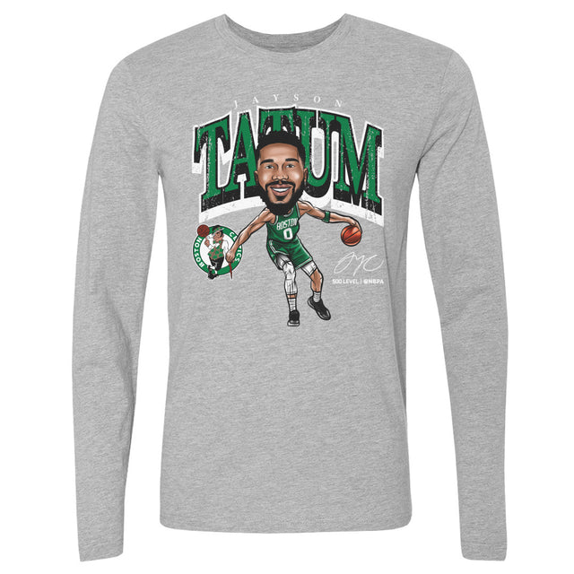 Jayson Tatum Men's Long Sleeve T-Shirt | 500 LEVEL