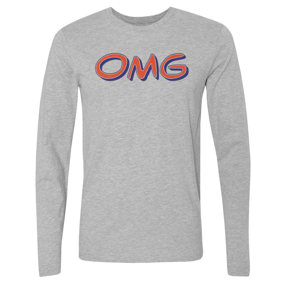 New York M Baseball Men's Long Sleeve T-Shirt | 500 LEVEL
