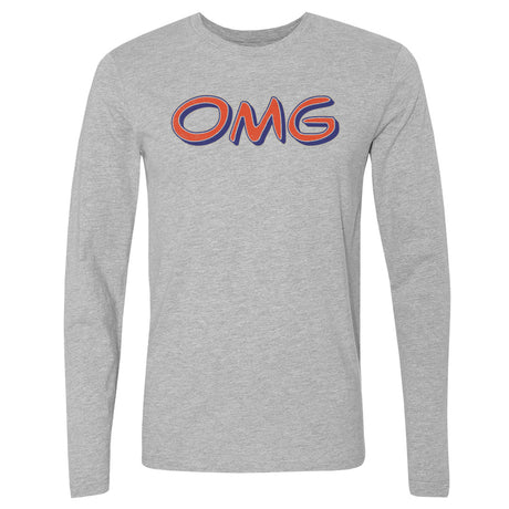 New York M Baseball Men's Long Sleeve T-Shirt | 500 LEVEL