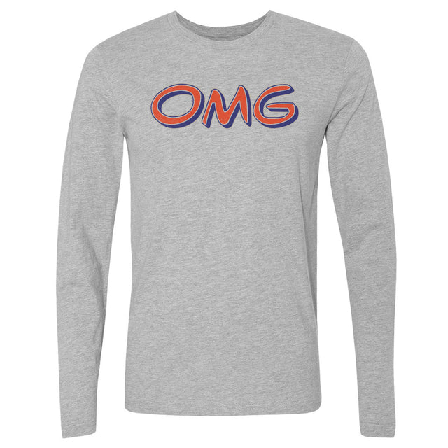 New York M Baseball Men's Long Sleeve T-Shirt | 500 LEVEL