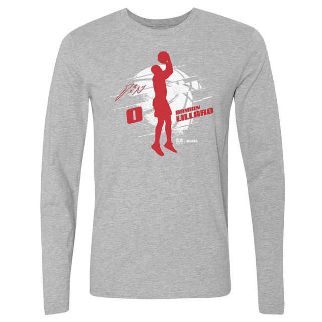 Damian Lillard Men's Long Sleeve T-Shirt | 500 LEVEL