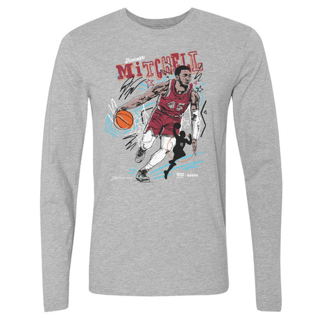Donovan Mitchell Men's Long Sleeve T-Shirt | 500 LEVEL