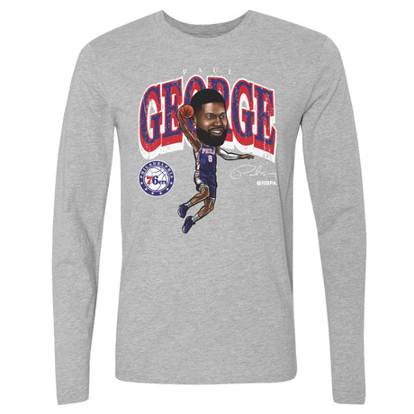 Paul George Men's Long Sleeve T-Shirt | 500 LEVEL