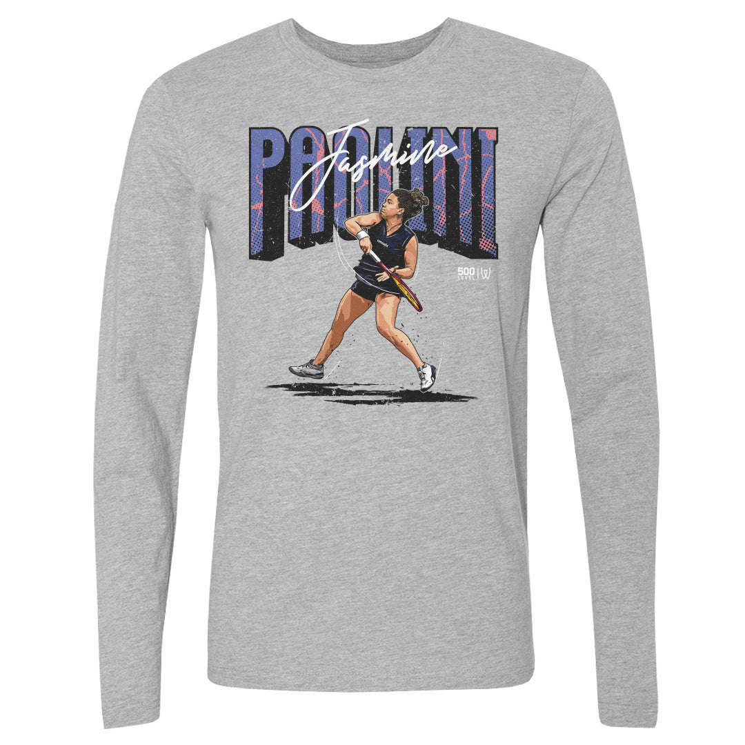 Jasmine Paolini Men's Long Sleeve T-Shirt | 500 LEVEL