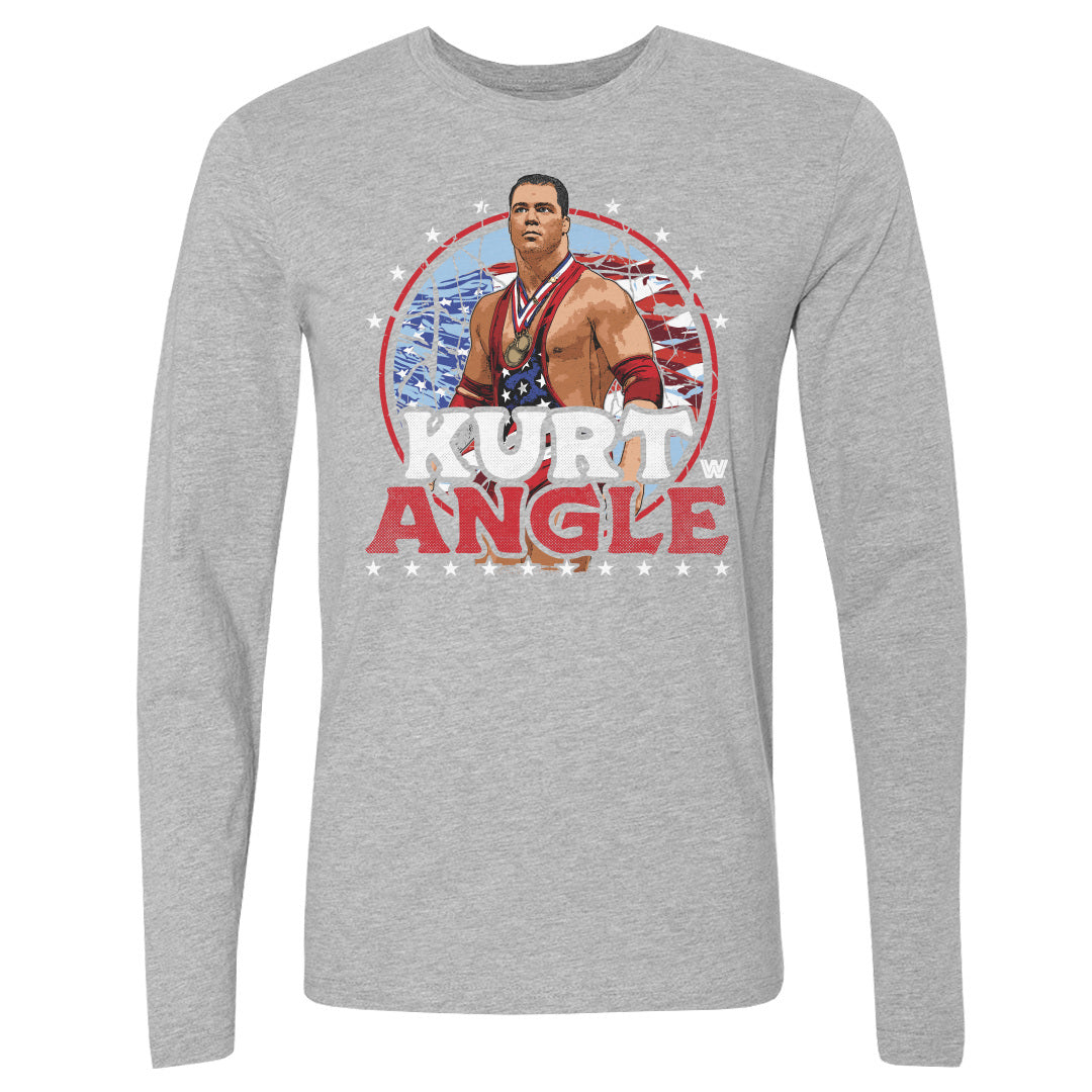 Kurt Angle Men's Long Sleeve T-Shirt | 500 LEVEL