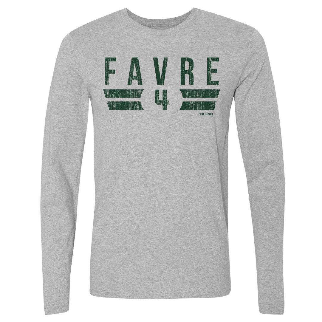 Brett Favre Men's Long Sleeve T-Shirt | 500 LEVEL
