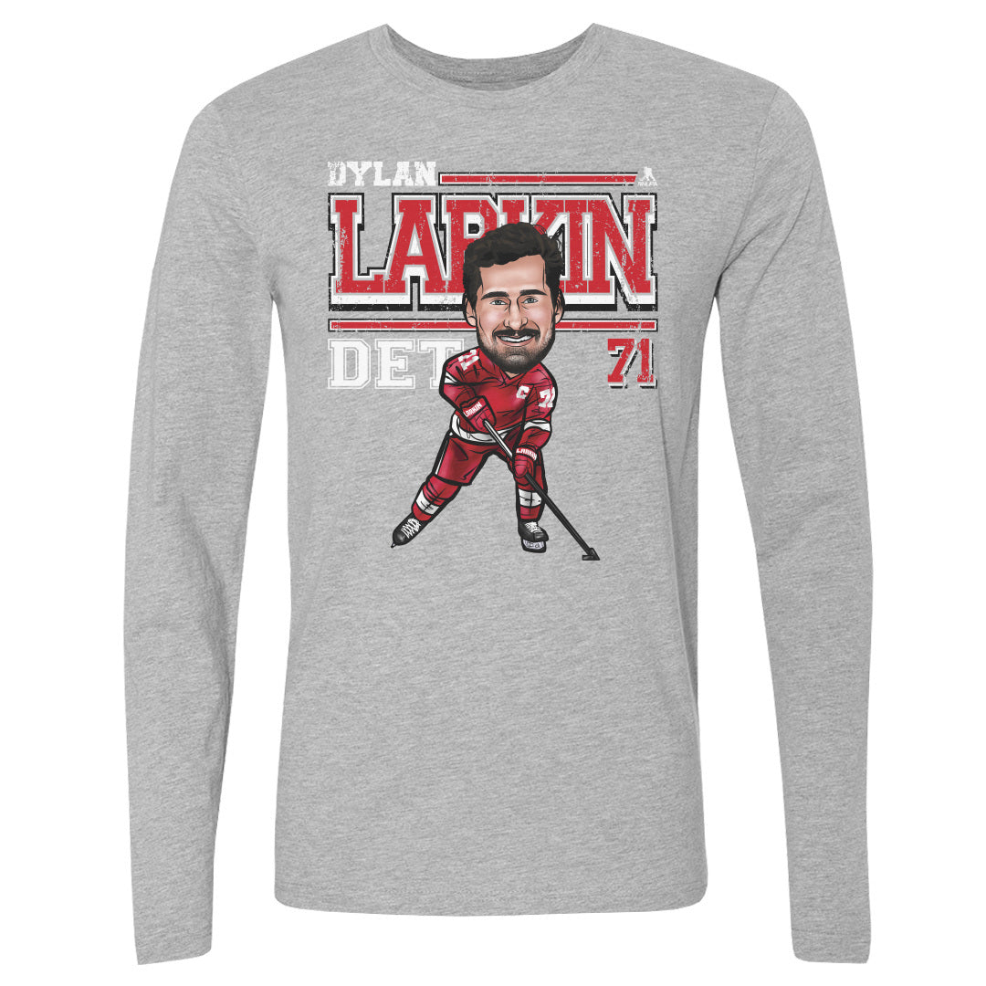 Dylan Larkin Men's Long Sleeve T-Shirt | 500 LEVEL
