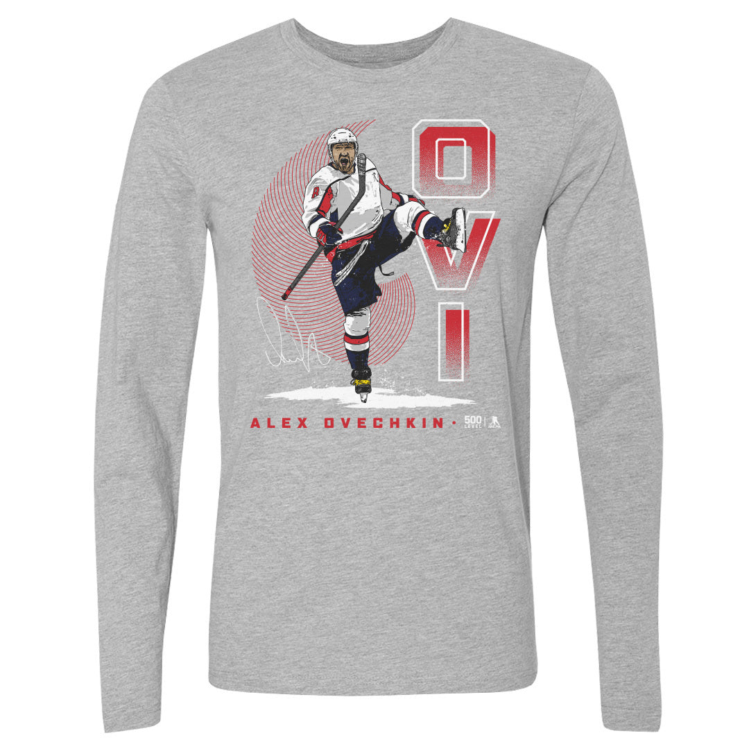 Alex Ovechkin Men's Long Sleeve T-Shirt | 500 LEVEL