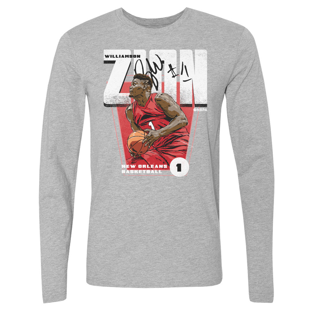 Zion Williamson Men's Long Sleeve T-Shirt | 500 LEVEL