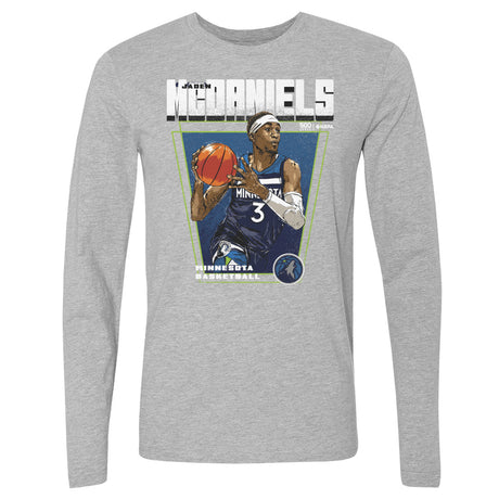 Jaden McDaniels Men's Long Sleeve T-Shirt | 500 LEVEL