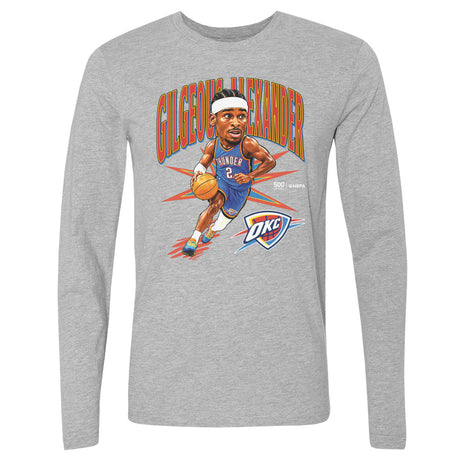 Shai Gilgeous-Alexander Men's Long Sleeve T-Shirt | 500 LEVEL