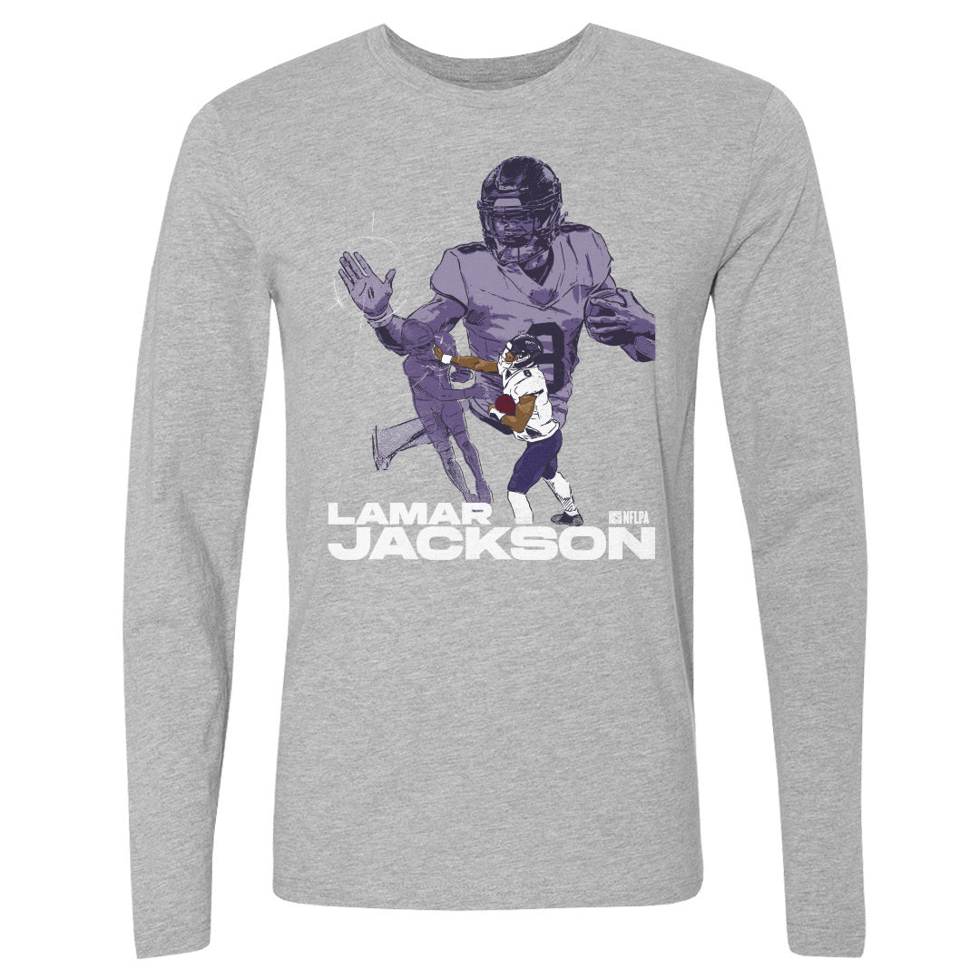 Lamar Jackson Men's Long Sleeve T-Shirt | 500 LEVEL