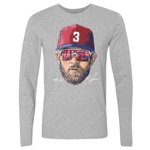Bryce Harper Men's Long Sleeve T-Shirt | 500 LEVEL