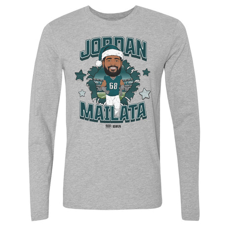 Jordan Mailata Men's Long Sleeve T-Shirt | 500 LEVEL