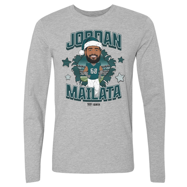 Jordan Mailata Men's Long Sleeve T-Shirt | 500 LEVEL