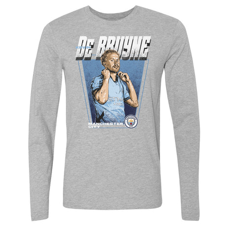 Kevin De Bruyne Men's Long Sleeve T-Shirt | 500 LEVEL