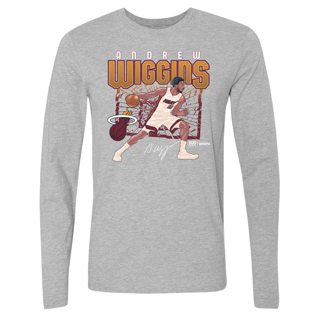 Andrew Wiggins Men's Long Sleeve T-Shirt | 500 LEVEL