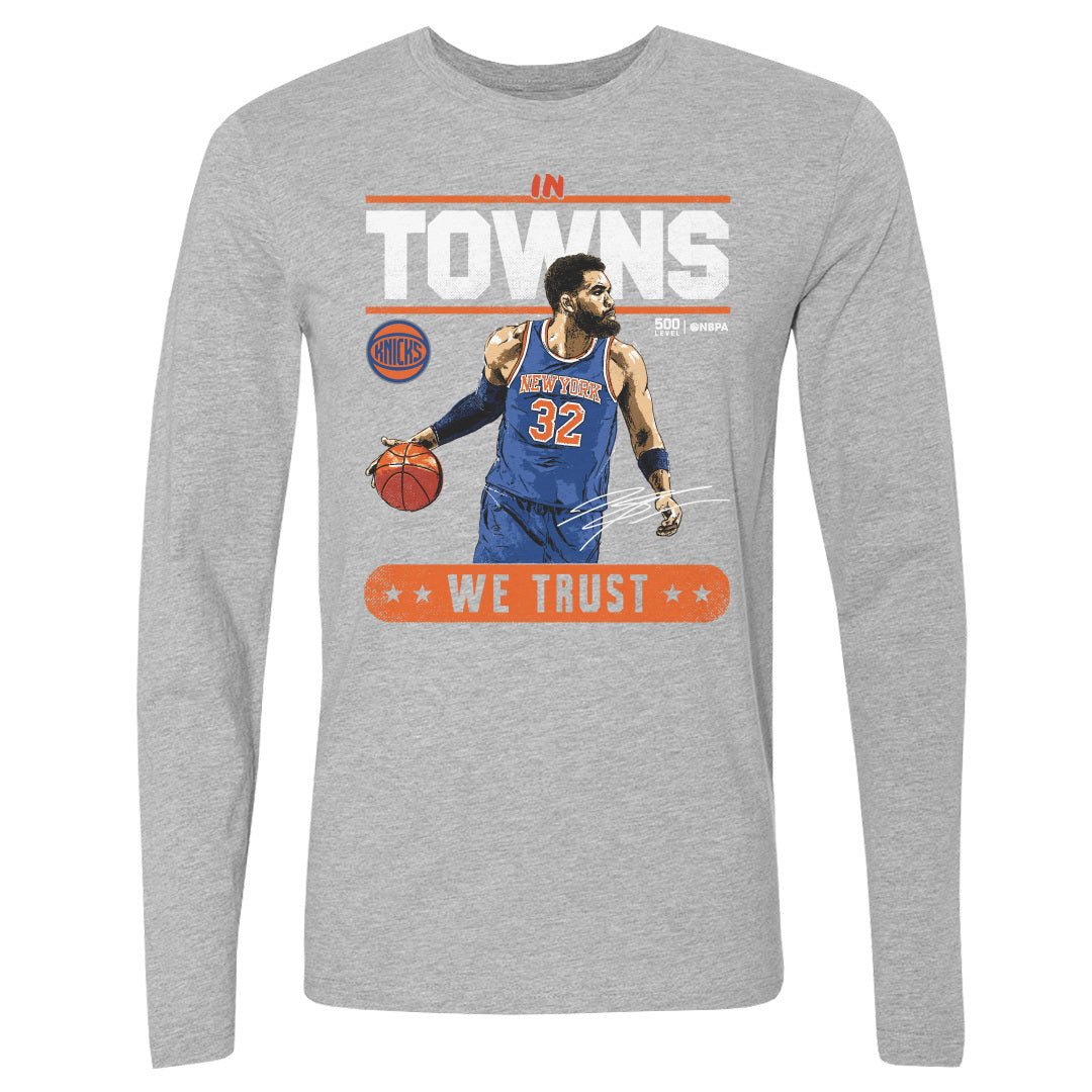 Karl-Anthony Towns Men's Long Sleeve T-Shirt | 500 LEVEL