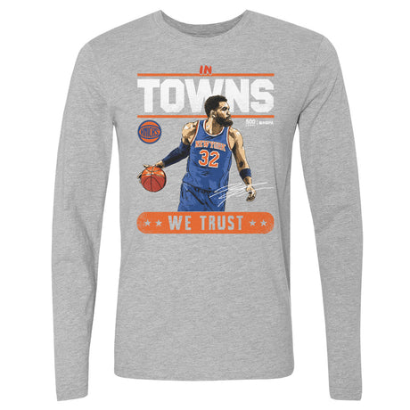 Karl-Anthony Towns Men's Long Sleeve T-Shirt | 500 LEVEL
