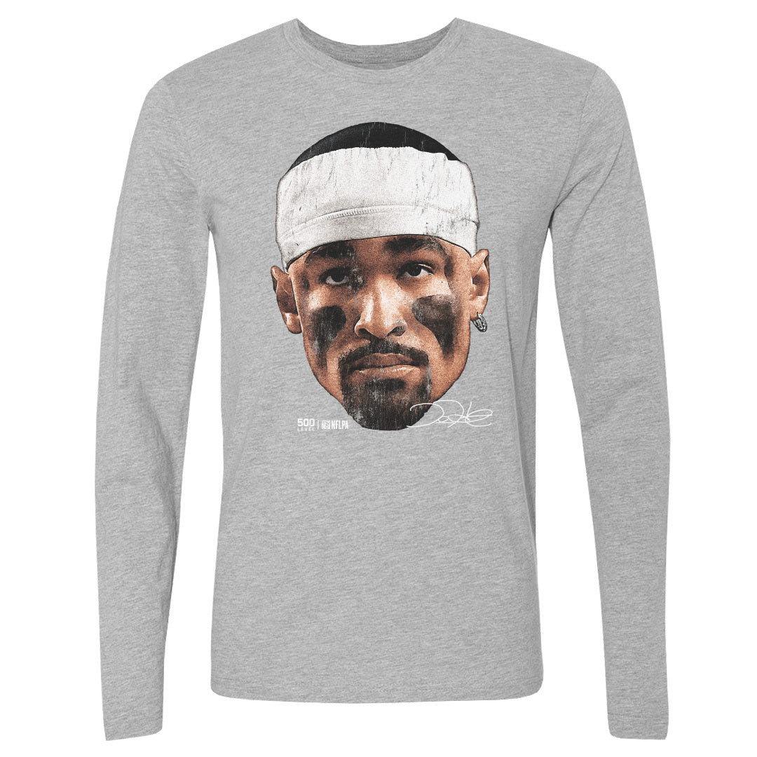 Jalen Hurts Men's Long Sleeve T-Shirt | 500 LEVEL